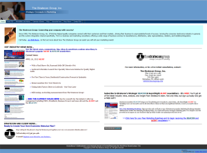 stratecongroup.com home page image